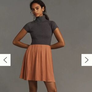 Anthropologie Thea mock neck dress size xxs